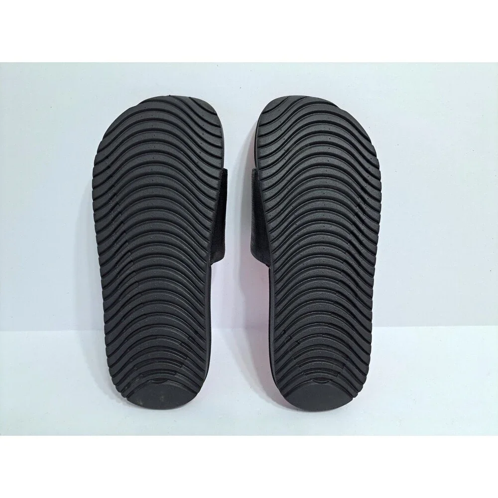 Nike Kawa Slide Sandals Slides Black Pink Girls Size 6Y Beach Pool